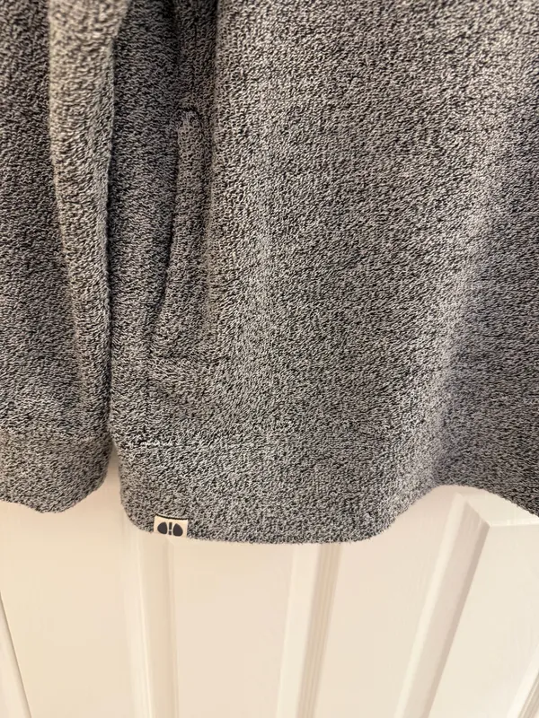 Holloway Gray Cuddly Quarter Zip Mock Neck Pullover Sweater Medium - Image 4