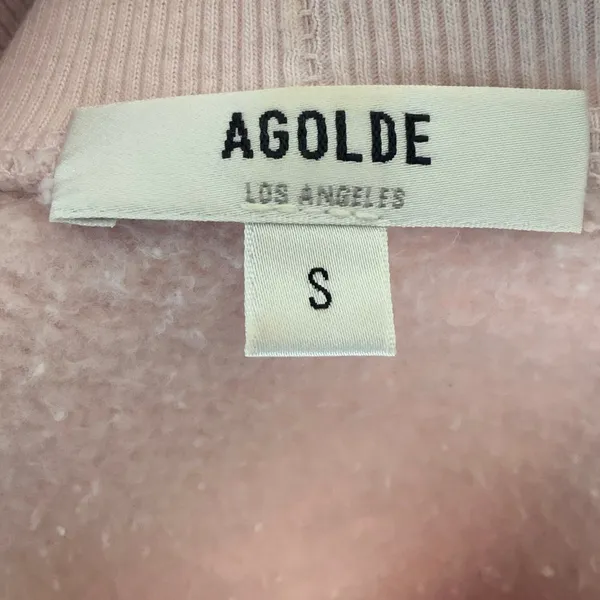 Agolde Tarron Sweatshirt light pink‎ size small - Image 8