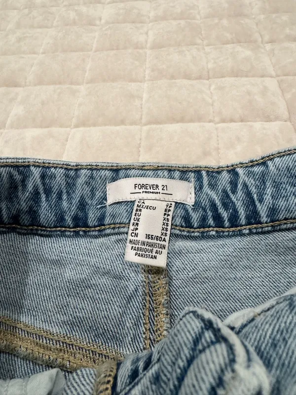 Forever 21 Light Blue Denim Skirt - Image 3