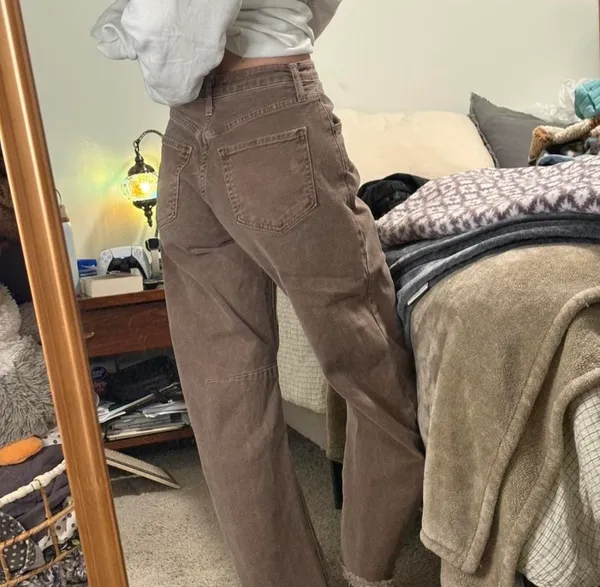 Just Black Denim Jeans Brown - Image 3