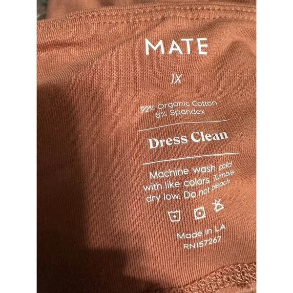 MATE The Label Organic Stretch bra top size 1X - Image 3
