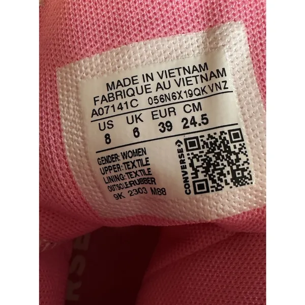 Converse Hi Top Platform Sneakers CTAS Lift Oops Pink A07141C Women’s 8US Bright - Image 8
