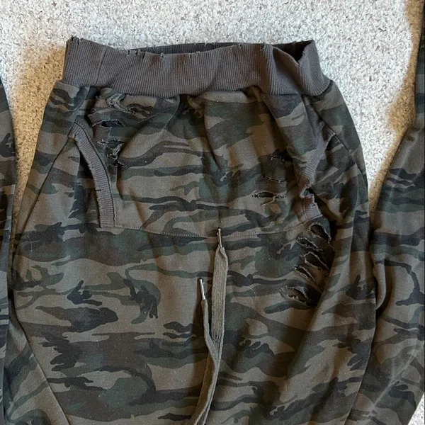 Dance & Marvel Camouflage Hoodie Sweater - Image 4