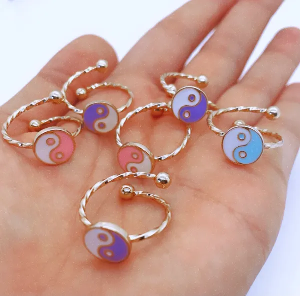 Purple Yin Yang Ring - Image 2