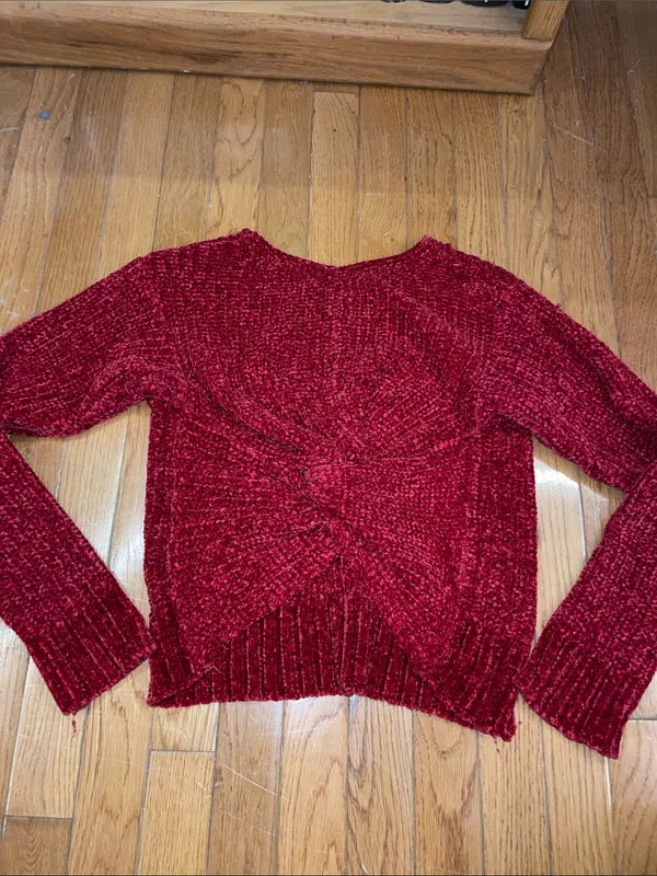 Red Knit Sweater - Image 5