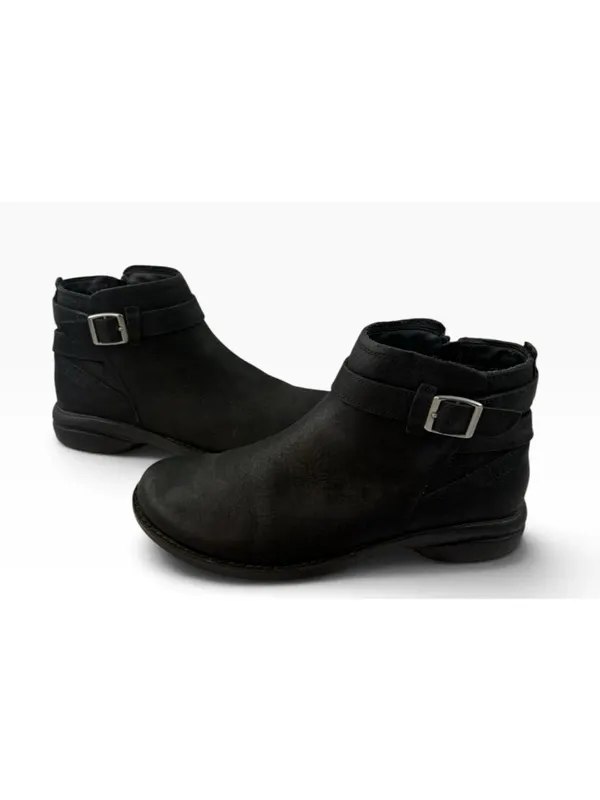 -Merrell Andover Bluff waterproof Ankle Boots Womens Size 10 Black Leather - Image 7