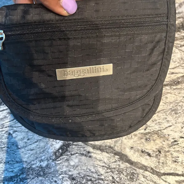 Baggallini Black Crossbody Bag with Gold Accents - Image 11