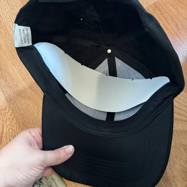 One Size Black Baseball Cap - Image 4