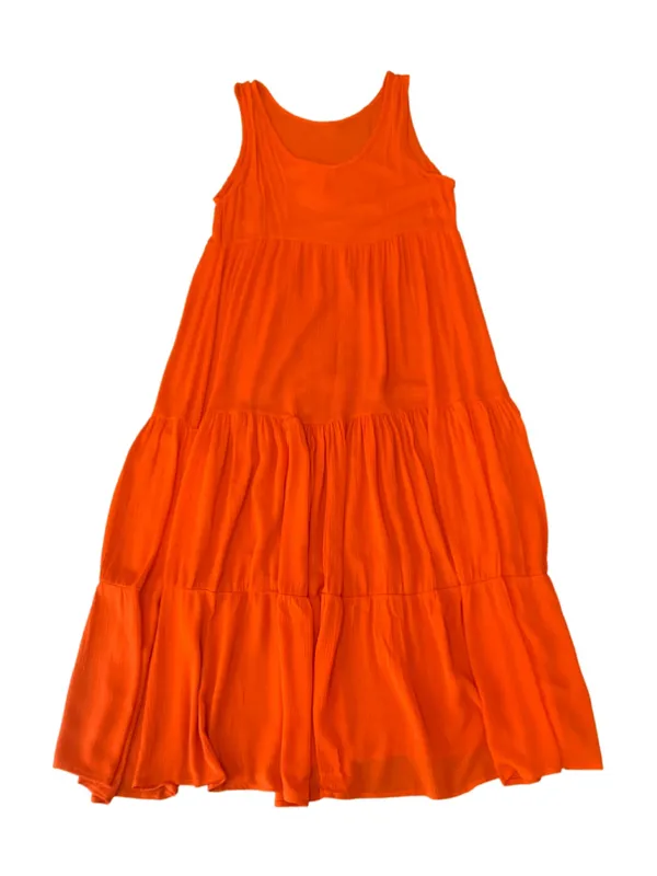 Sweet Adelyn NET tank Dress Large Orange - Image 6