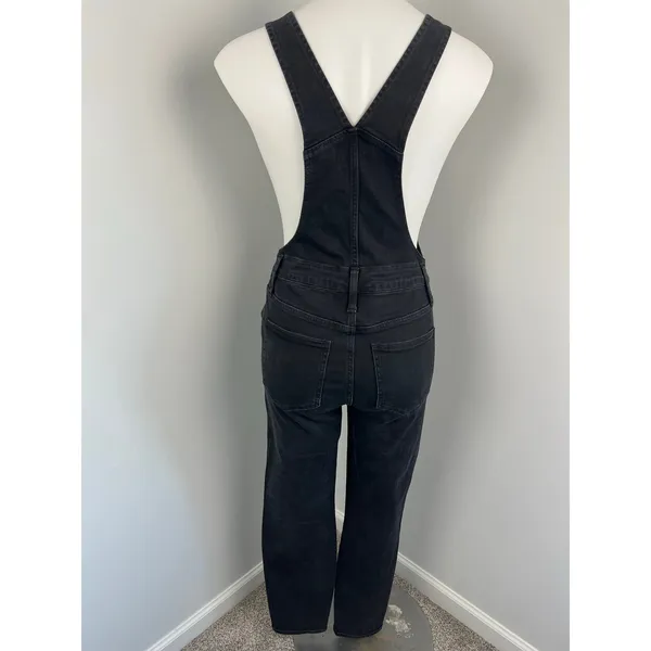 Women's Madewell Denim Dark Wash Overalls XS - Image 4