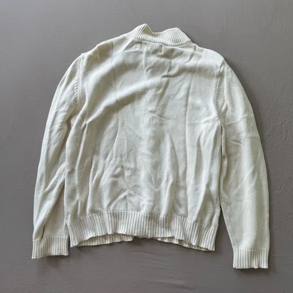 Vintage BFA Zip Up Knit Sweater - Image 3