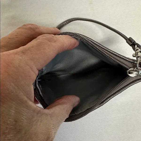 Coach Mermaid Sequin Wristlet with Shimmering Accents - Image 5