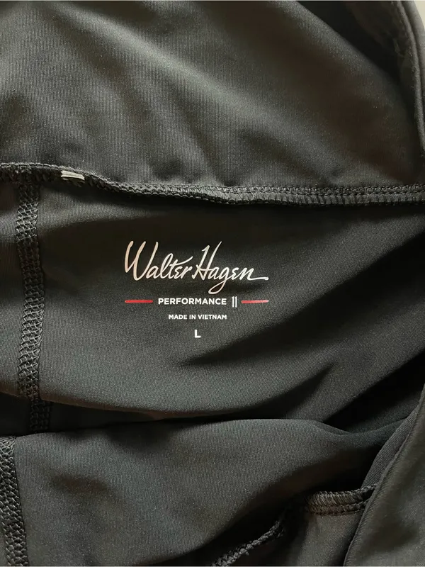 Walter Hagen Womens Athletic Golf‎ Skort Set 2pc Black White Performance Large - Image 11