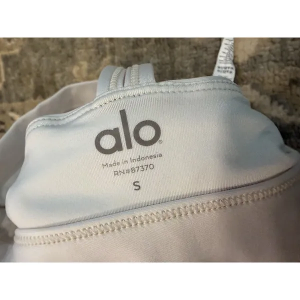 Alo White Sports Bra Women's Sz S - Image 6
