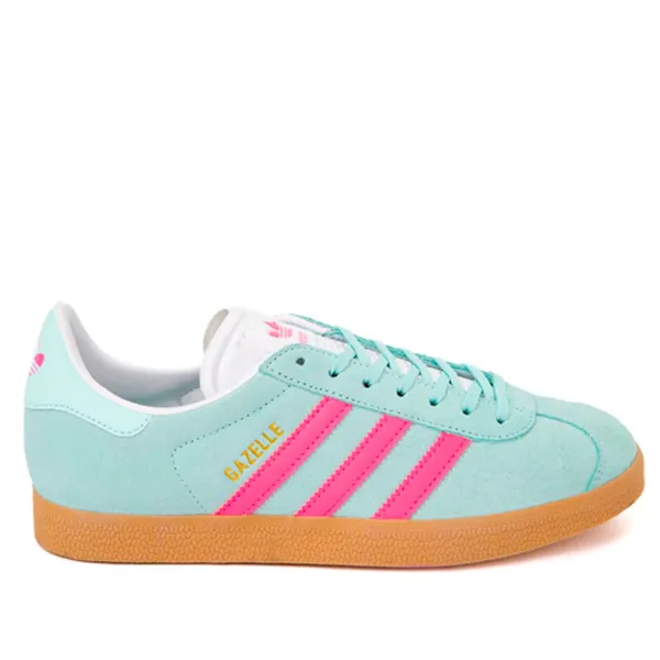 adidas Gazelle Sneakers in Mint and Pink - Image 2