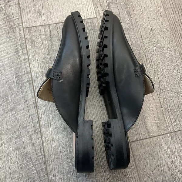 Sincerely Jules Ragu Black Lug Sole Horsebit Mule Loafers Womens 9M - Image 5