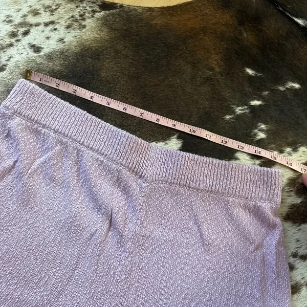 FREE PEOPLE BEACH Phia sweater set Blush Lilac Matching‎ Open Back Halter Size L - Image 5