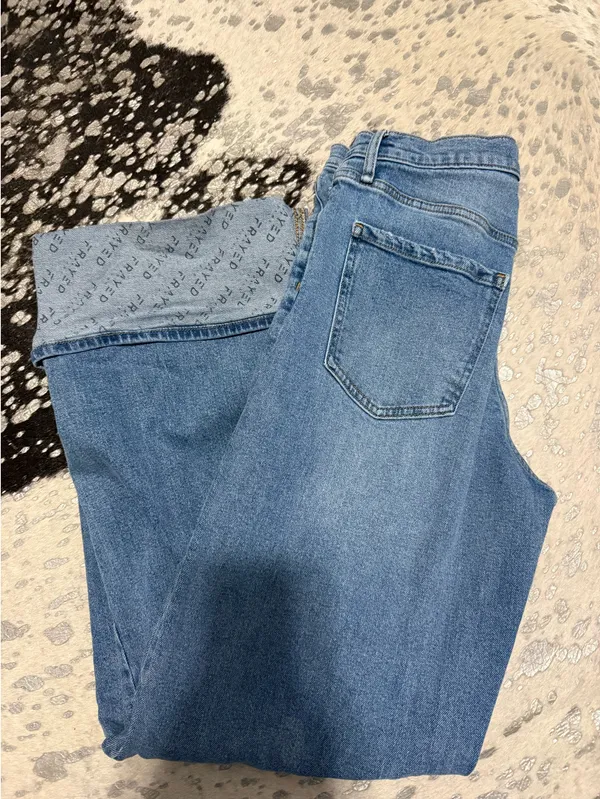 Cuffed denim jeans Blue Size 27 - Image 3