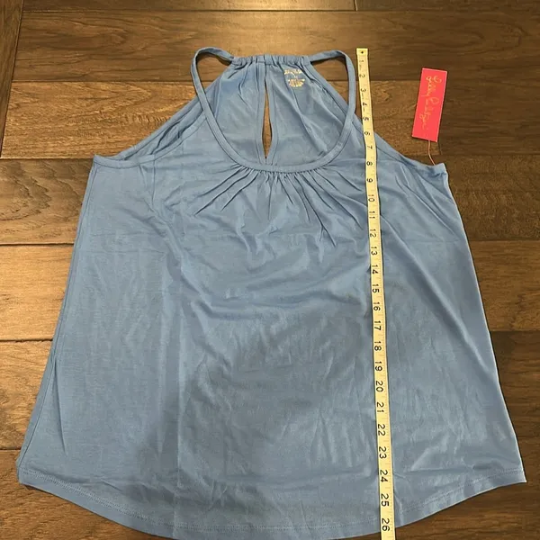 NWT Lilly Pulitzer Lacy Top in Blue Haven Sz M - Image 8