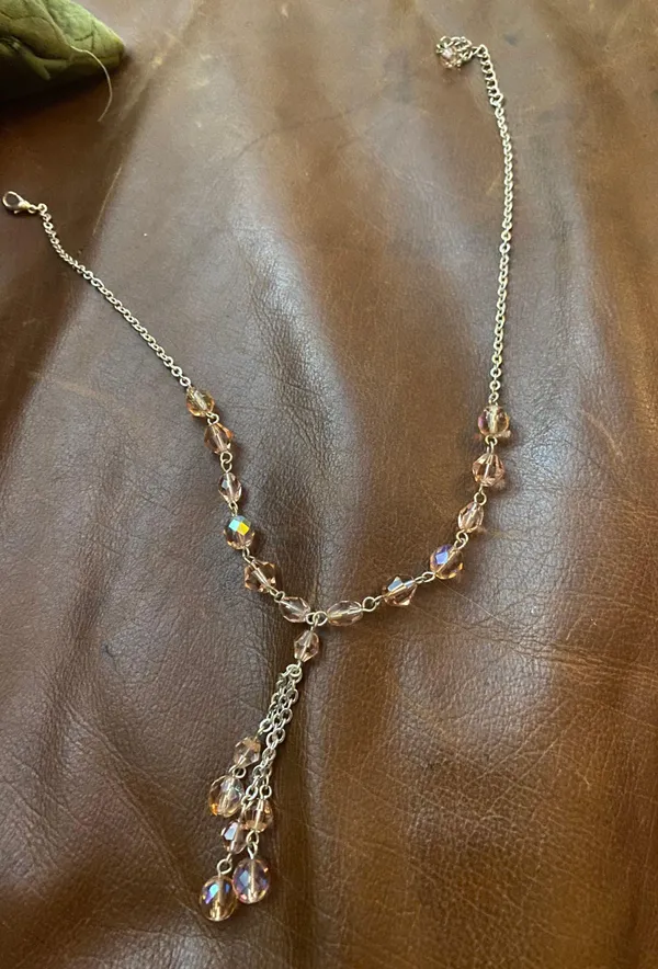 Pink Crystal Necklace - Image 2