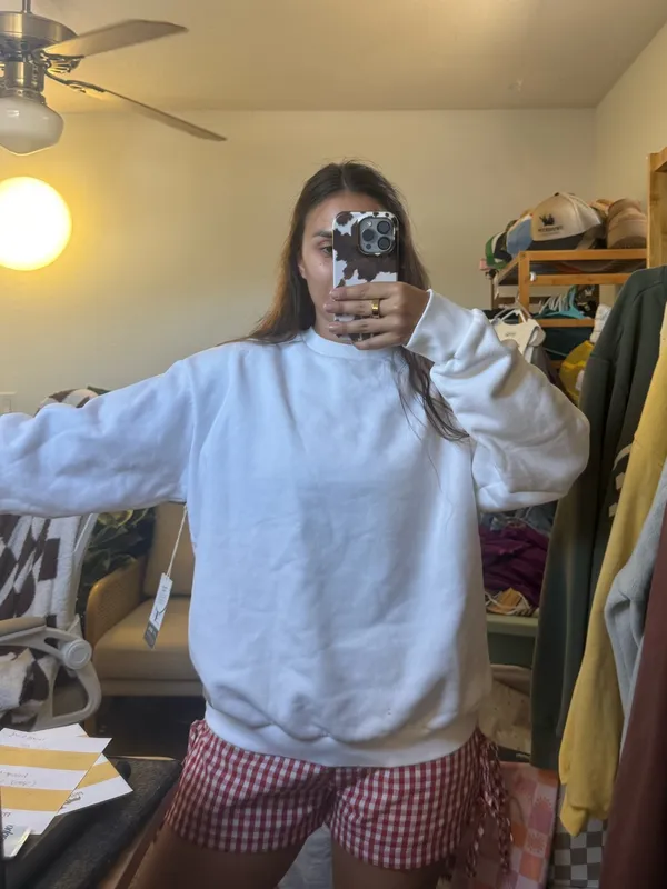 NWT Vuori Restore Oversized Crew Size medium - Image 12
