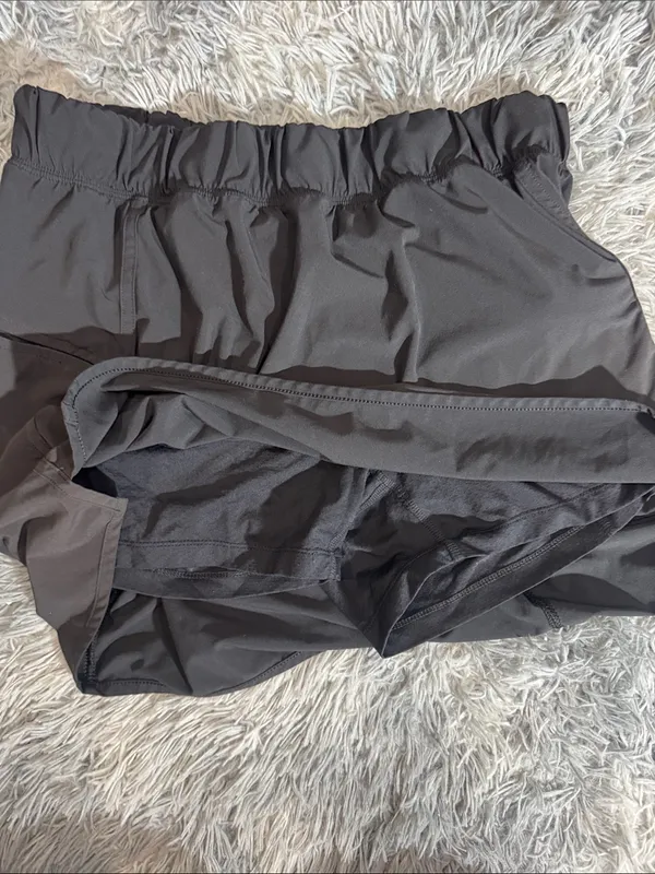 Black Active Mini Skirt with Elastic Waist Size L - Image 4