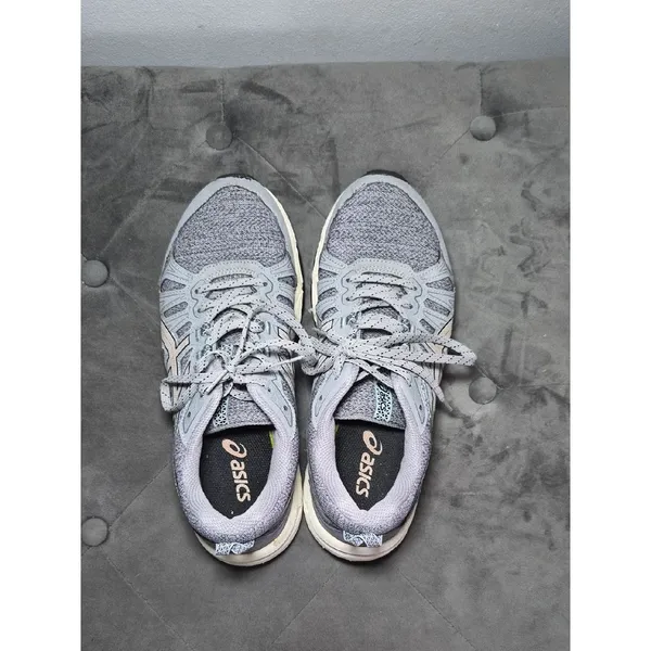 Womens ASICS GEL-Venture 7 Trail Running Shoes - Grey / Cream 9.5 - Image 7