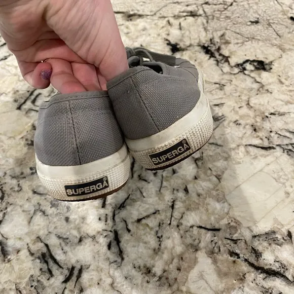 Superga Gray Women’s Sneakers Size‎ 6.5 - Image 7