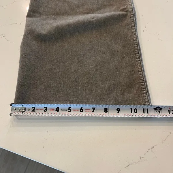Zara The Patch Pocket Marine Straight Jean‎ Grey Size 2 - Image 11