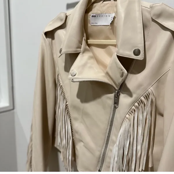 ASOS Leather Fringe jacket - Image 4