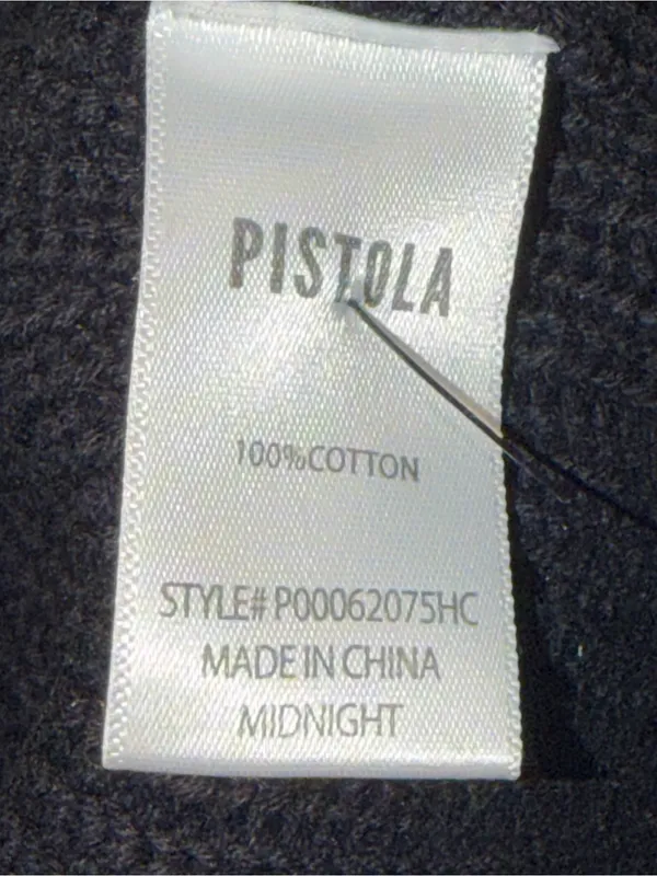 Pistola Bella Sleeveless Shoulder Pad Rib Knit Sweater Vest Minimalist Preppy S - Image 5