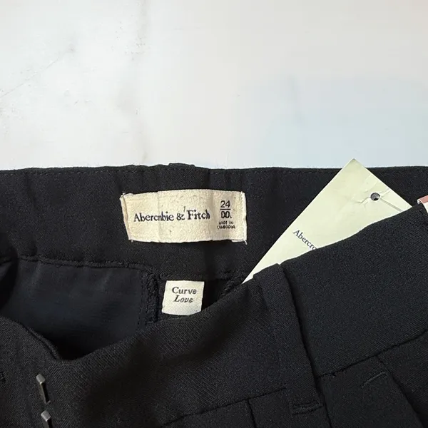 NWT Abercrombie & Fitch Curve Love Sloane Tailored Wide Leg Pants - Image 6