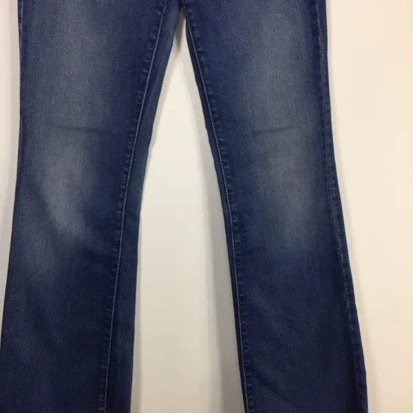 7 for all Mankind Bootcut Raw Hem Jeans Size 26 - Image 4