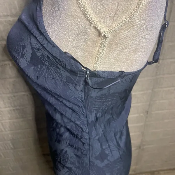 Revolve Lena Womens Navy Blue Ruched Sleeveless Adjustable Tank Dress Size Small - Image 5
