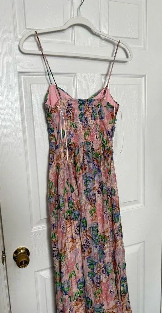 Revolve ASTR the Label Emine Dress in Pink & Blue Floral - Image 6