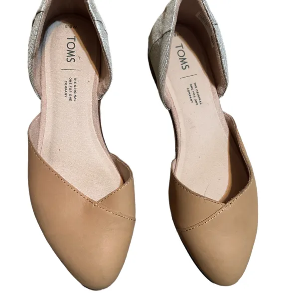 TOMS Jutti D'Orsay Tan SIZE‎ 8.5 preowned great shape please review listi… - Image 5