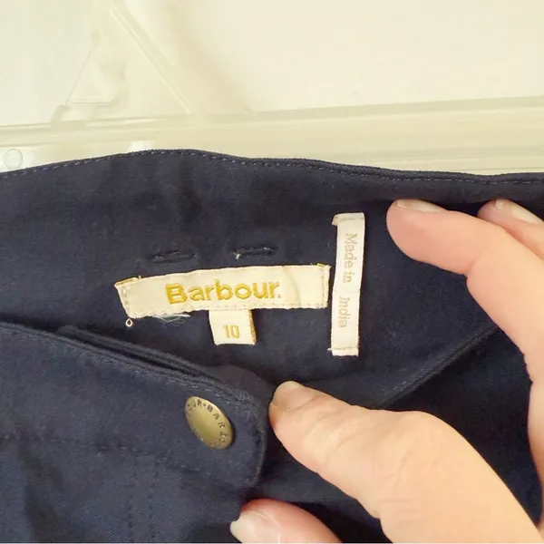 Barbour Lead Equestrian Trousers Breeches Navy US 6 - Image 4