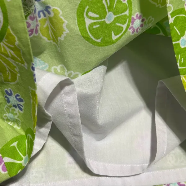 Vintage Lilly Pulitzer White Label Green Citrus Floral Print Mini Skirt Preppy - Image 8