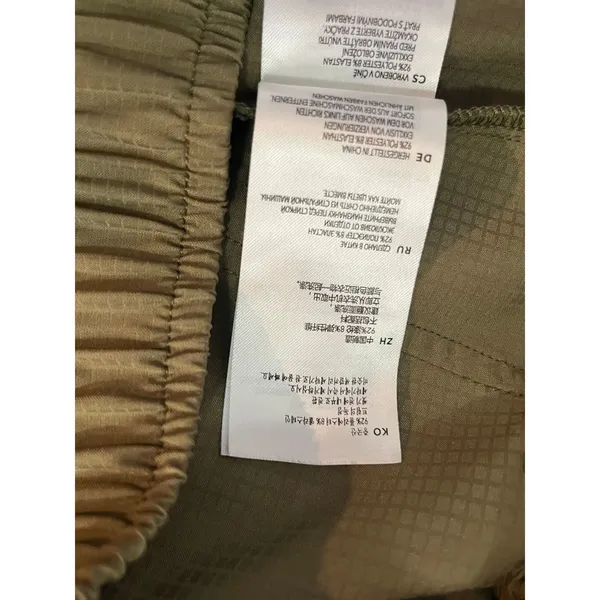 Varley Tacoma Straight Pleat Pant Olive‎ Ripstop Athleisure Utility Size Small - Image 10