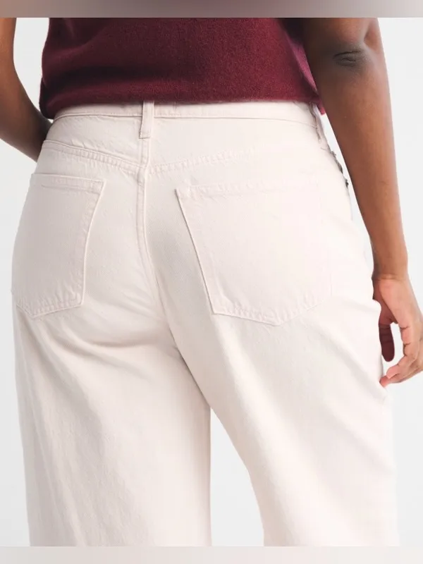 Abercrombie 90’s Relaxed Straight Jean Light Pink - Image 6