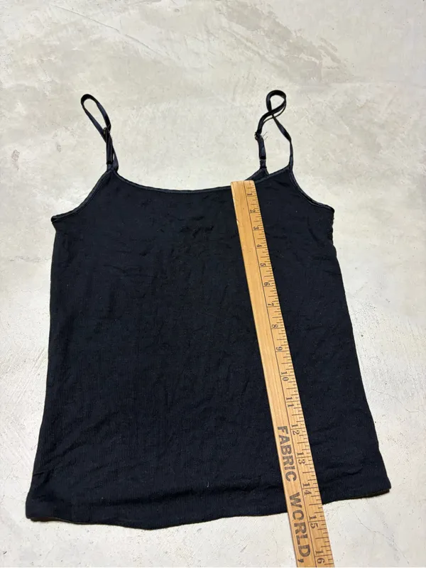 Victoria's Secret Black Adjustable Strap Tank Top XS - Image 5