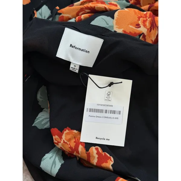 NEW NWT Reformation Parma Dress Consuelo Floral size Small - Image 5