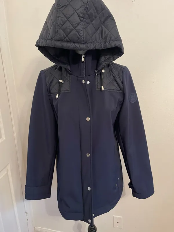 Ralph Lauren Navy Quilted Utility Jacket. Size M - Image 11