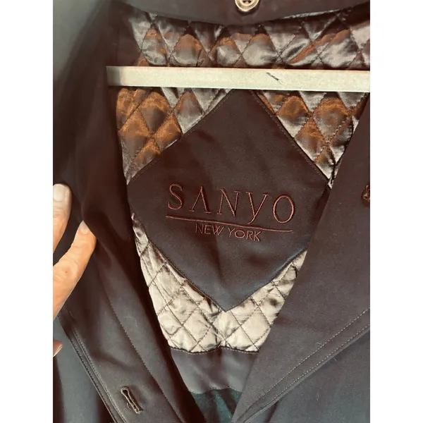 Vintage Sanyo Women's Overcoat Removable Lining Medium M 10 - Image 4