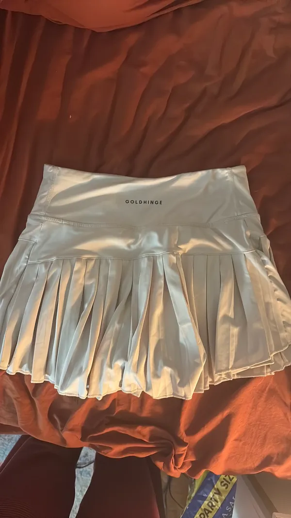 Gold Hinge Hinge Tennis Skirt - Image 7