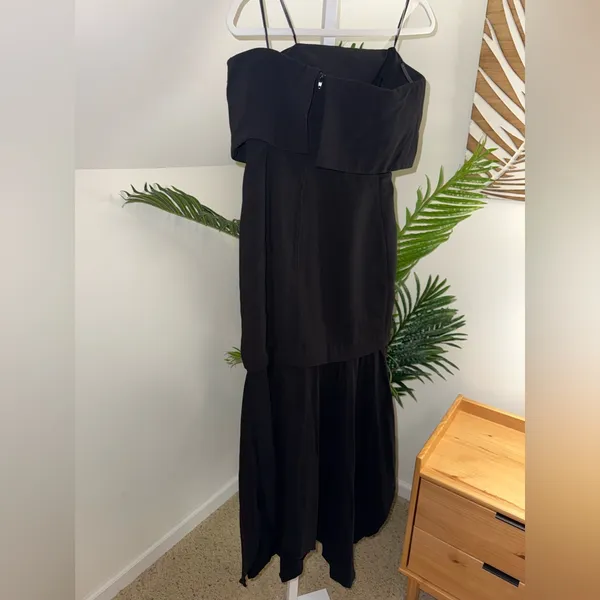 C/MEO COLLECTIVE Take Seriously Dress in Black Womens Long Maxi‎ Medium - Image 5