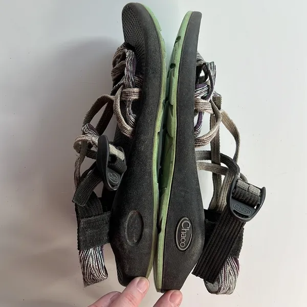 Chaco ZX/2 Classic Double Strap Toe Loop Sandals Gray Purple Women’s Size 7 - Image 7