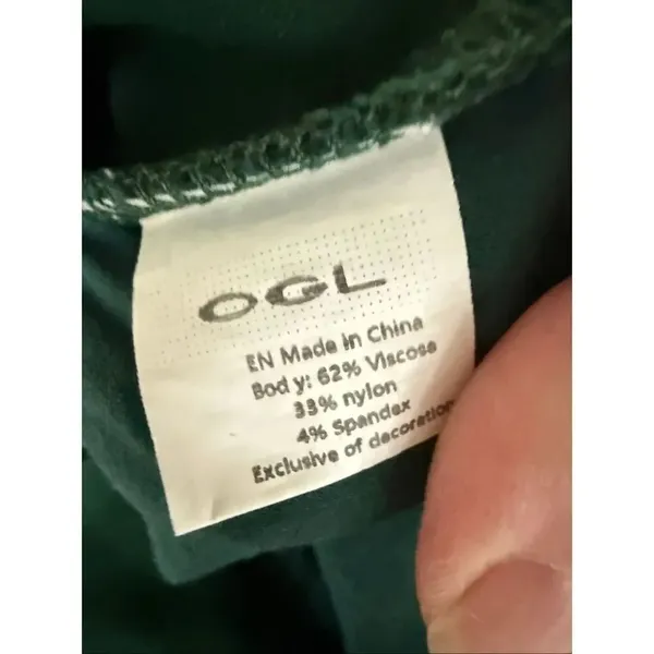 OGL Move Green Straight Leg Trousers Pants $65 M - Image 7