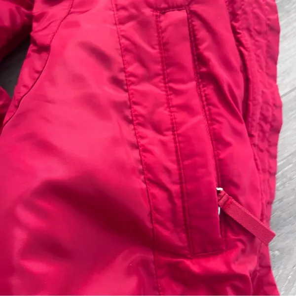 GAP Vibrant Red Down Filled Vest Outerwear Small - Image 5