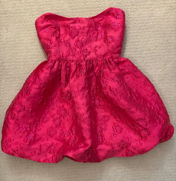 Amanda Uprichard Pink Strapless Mini Dress - Image 3